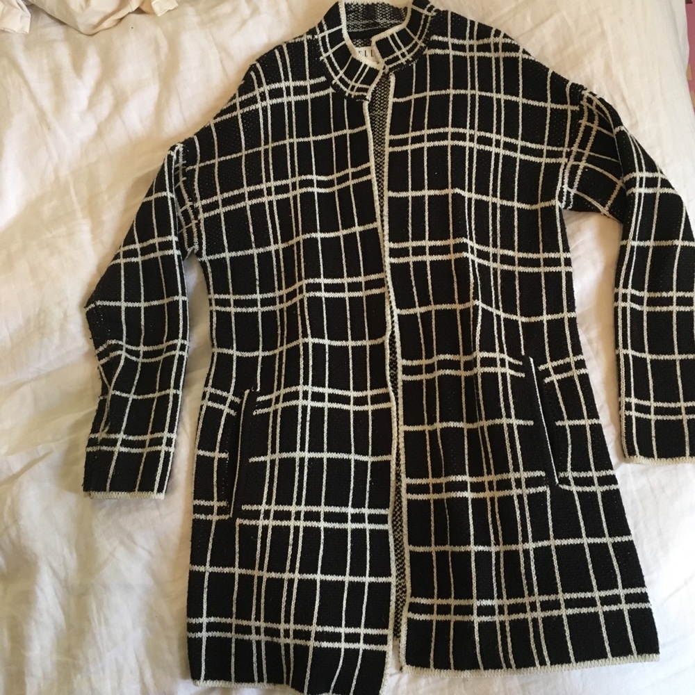 Elle Knit Driving Coat Sweater